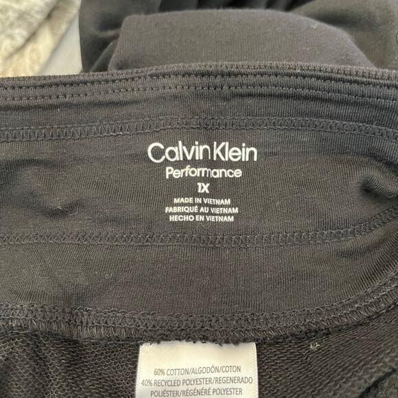 Calvin Klein Performance Plus SZ Bundle of 2 Jogger Sweatpants Gray Black 1X NWT - Picture 11 of 14